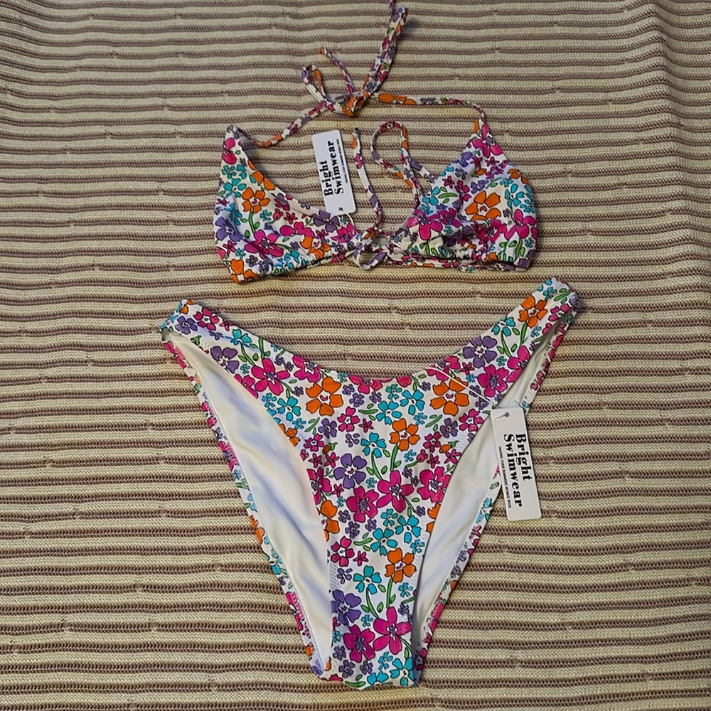 Bright Swimwear Citrus Floral Bikini!
